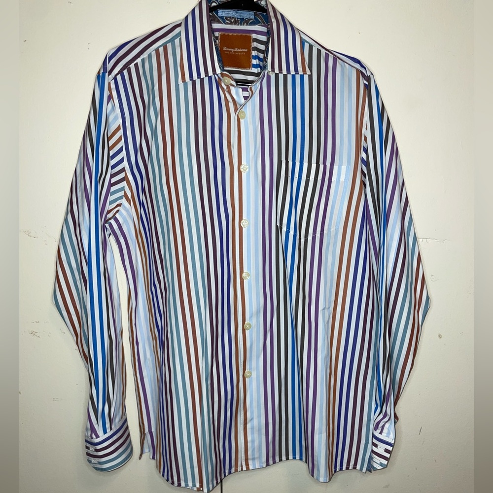 tommy bahama button down shirt medium